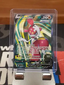 Medicham V Full Art 185/203 Swsh07: Evolving Skies Holo Pokemon TCG Card NM - Image 1