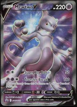 Mewtwo V - Promo SWSH: Sword & Shield Promo Cards SWSH229 Holo NM - Image 1