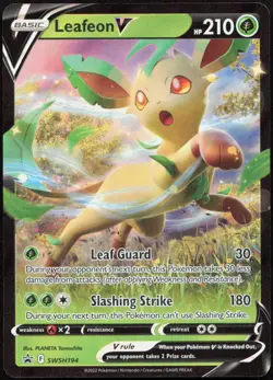 Leafeon V - Promo SWSH: Sword & Shield Promo Cards SWSH194 Holo NM - Image 1