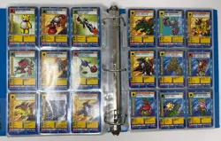 Lot of 184 Digimon Bandai & Upper Deck Cards - Vintage Collection Binder 1999 - Image 5