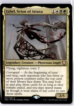 Ixhel, Scion of Atraxa Commander: Phyrexia: All Will Be One Regular NM M 001/028 - Image 1