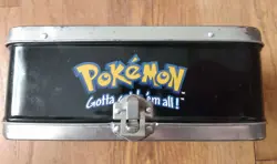 Pokemon Gotta Catch 'em All Pikachu Card Tin Box Nintendo Collectors 1999 Vtg. - Image 3