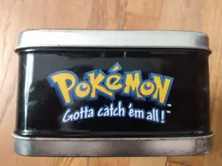Pokemon Gotta Catch 'em All Pikachu Card Tin Box Nintendo Collectors 1999 Vtg. - Image 5