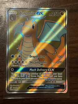 The Pokemon Company Dragonite GX Full Art Holo Ultra Rare Sm-Unified Minds - Image 1