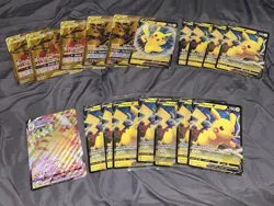 Pokemon TCG Pikachu Jumbo 18-Card Lot - Image 2