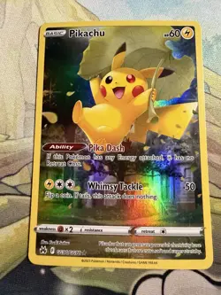 Pokemon TCG Pikachu Holo Ultra Rare Crown Zenith GG30/GG70 60HP English - Image 1