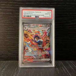 2024 POKEMON TWM EN-SPECIAL ILLUSTRATION RARE #214 GRENINJA EX PSA 10 - Image 1