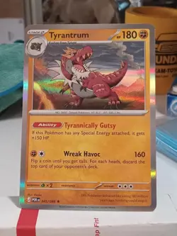 TYRANTRUM 045/088 POKEMON PERFECT ORDER ME03 HOLO RARE - Image 1