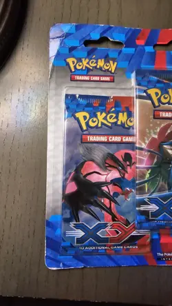 Pokemon TCG XY Base 3 Pack Blister Gallade New/Sealed RARE Some Creases See Pics - Image 2