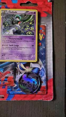Pokemon TCG XY Base 3 Pack Blister Gallade New/Sealed RARE Some Creases See Pics - Image 5