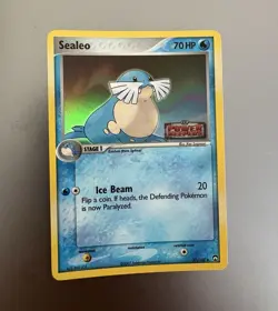 Pokemon TCG Sealeo 37/108 Power Keepers Reverse Holo Uncommon Stage 1 70 HP ENG - Image 1