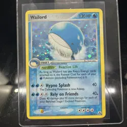 2006 POKEMON EX LEGEND MAKER HOLO WAILORD (LP) - Image 1