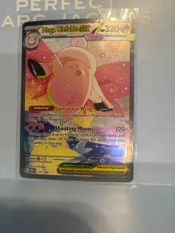 MEGA CLEFABLE EX POKEMON PERFECT ORDER SPECIAL ILLUSTRATION RARE HOLO 119/088!! - Image 1