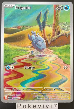 Carte Pokemon FRIGODO 208/193 Holo Secrete EV2 Ecarlate et Violet PAL FR NEUF - Image 1