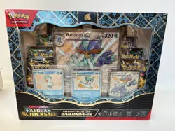 Pokemon TCG Paldean Fates Quaquaval Ex Premium Collection Box German Damaged Box - Image 1