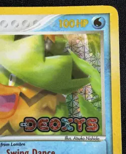 Pokemon Ludicolo 10/107 EX Deoxys 2005 Reverse Holo Rare Stage 2 100 HP STAMPED - Image 2