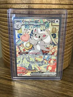 Cinccino ex 119/086 SIR Pokemon ME04: Chaos Rising Holo - Near Mint/Pack Fresh - Image 1
