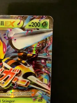 M Beedrill EX XY158 XY Promos Pokemon TCG Damaged - Image 3