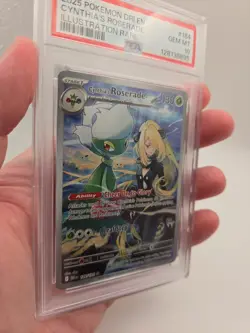 PSA 10 Cynthia's Roserade 184/182 Pokemon Destined Rivals DRI EN 2025 GEM MINT - Image 3