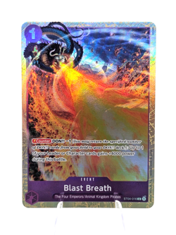 One Piece TCG Best Selection Vol. 1 Blast Breath ST04-016 - NM - Image 1