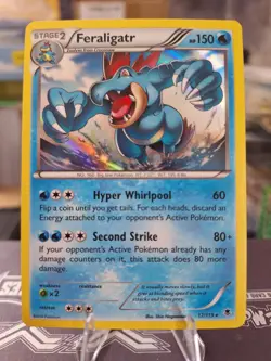 Feraligatr 17/119 XY - Phantom Forces Holo Rare Pokemon 2014 MP - Image 1
