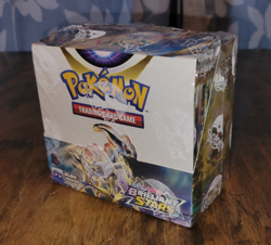 Pokemon Brilliant Stars Booster Box – Factory Sealed – Box Cutter Slice on Top - Image 1