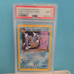 Pokemon Rocket #8 Dark Gyarados Holo - NM/Mint - Prerelease Promo PSA 8 - Image 1