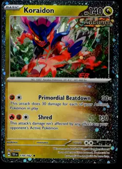 Koraidon Pokemon Temporal Forces EB Games Stamped 119/162 - Image 1