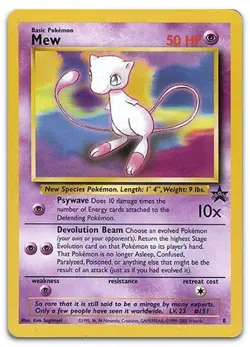 Mew - 8 (Glossy Finish) #8 (NM) WoTC Promo PR Pokemon - Image 1