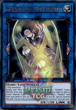 1st Ed Shaddoll Construct Ultra Rare #DUPO-EN094 Yugioh - Image 1