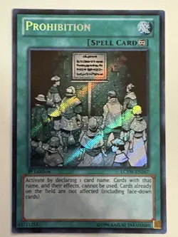 YUGIOH- Prohibition - LCYW-EN267 - Secret Rare - 1st Edition - Image 1