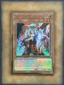 Yugioh Ghost Ogre & Snow Rabbit MAGO-EN009 Gold Rare 1st Ed NM - Image 1