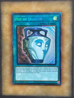 Yugioh Pot of Duality RA02-EN057 Collector Rare 1st Ed NM - Image 1