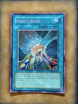 Yugioh Hero’s Bond PP02-EN012 Secret Rare LP - Image 1