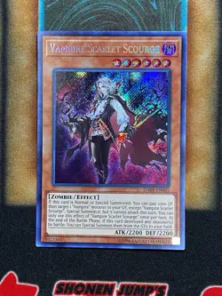 Yugioh Vampire Scarlet Scourge DASA-EN005 Secret Rare NM - Image 1