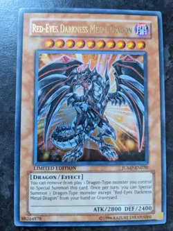 Yu-Gi-Oh Red-Eyes Darkness Metal Dragon JUMP-EN030 LIMITED EDITION - Image 3