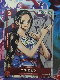 One Piece Card Game ST01-008 Nico Robin 25th Anniversary Collection Holo NM - Image 1