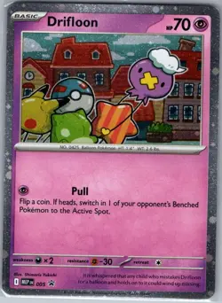 Drifloon 005 Cosmos Holo ME: Mega Evolution Promo - Pokemon Card - NM - Image 1