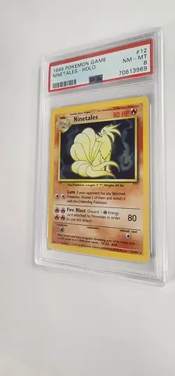 PSA 8 Pokemon Card: Ninetales 12/102 Base Set Holo - Image 2