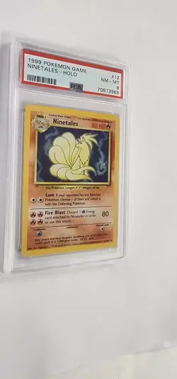 PSA 8 Pokemon Card: Ninetales 12/102 Base Set Holo - Image 3