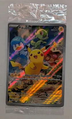 Pikachu 027 Sv: Scarlet & Violet Promo Cards Holo Sealed Promo - Image 1