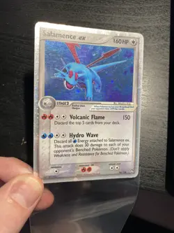 Pokemon Salamence ex Ultra Rare 96/108 EX Power Keepers Holo English Card MP - Image 2