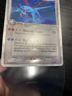 Pokemon Salamence ex Ultra Rare 96/108 EX Power Keepers Holo English Card MP - Image 4