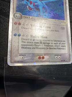 Pokemon Salamence ex Ultra Rare 96/108 EX Power Keepers Holo English Card MP - Image 5