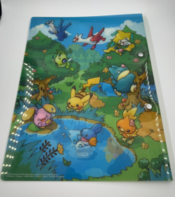 Pokemon Card Pokepark 2005 Limited Premium File Forest & Bue Sheet - FILE ONLY - Image 2