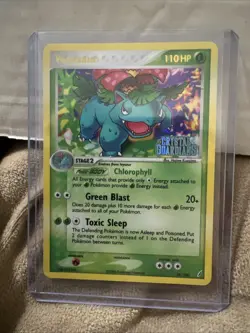 Venusaur 28/100 Holo - EX Crystal Guardians Stamped Rare Pokemon - LP - Image 2