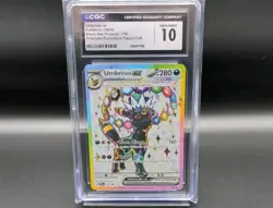Umbreon ex SVP176 Sv: Scarlet & Violet Promo Cards Holo CGC GEM MINT 10 - Image 1