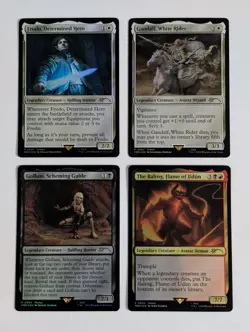 MTG Lord Of The Rings Promos Foil Gandalf Frodo Gollum Balrog TCG Lot - Image 1