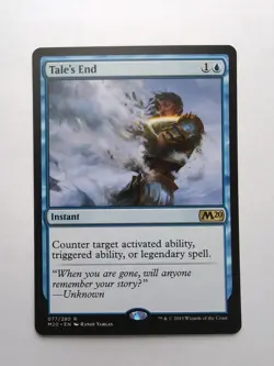 MTG Tale's End (M20) Core Set 2020 Regular Rare 077/280 - Image 1