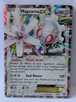 Magearna EX 75/114 - Ultra Rare Holo - XY Steam Siege Pokemon Card MP - Image 1